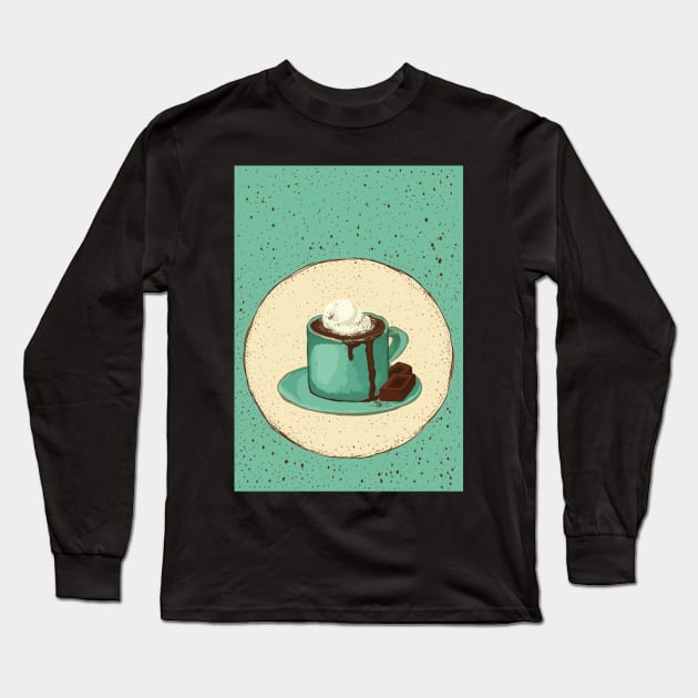 Coffee Long Sleeve T-Shirt by Kuhtina